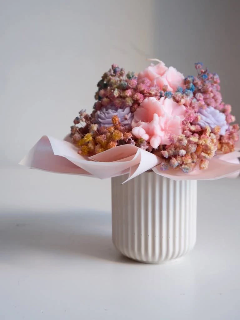 Handmade Soap Flower Arrangement in Gift Box - photo 2