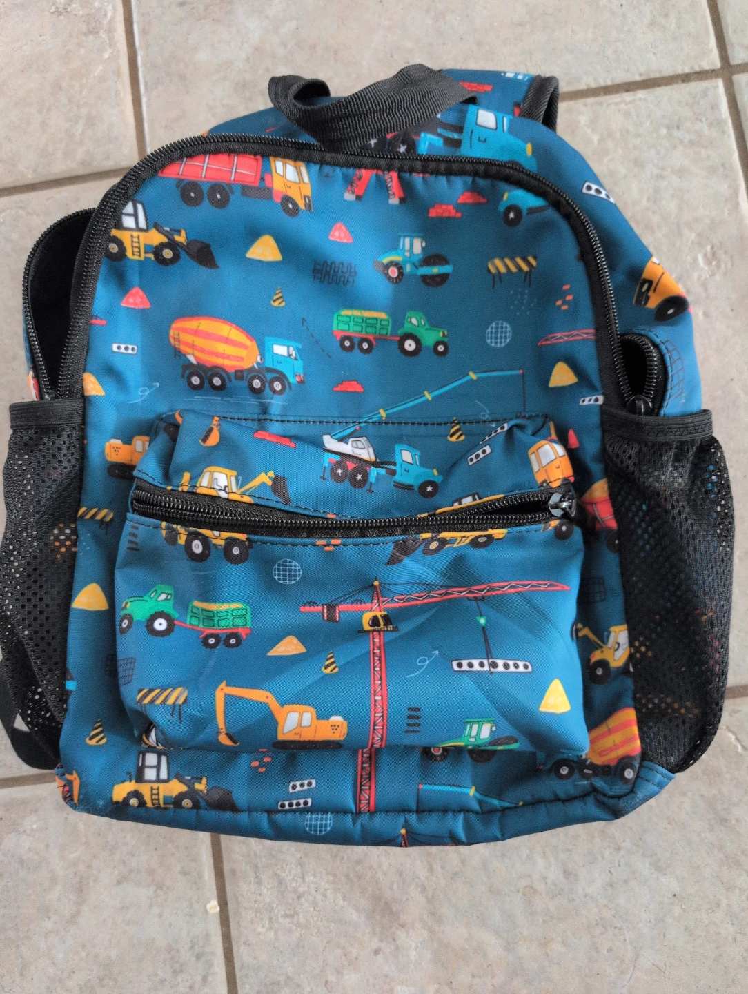 Kids Construction Truck Backpack