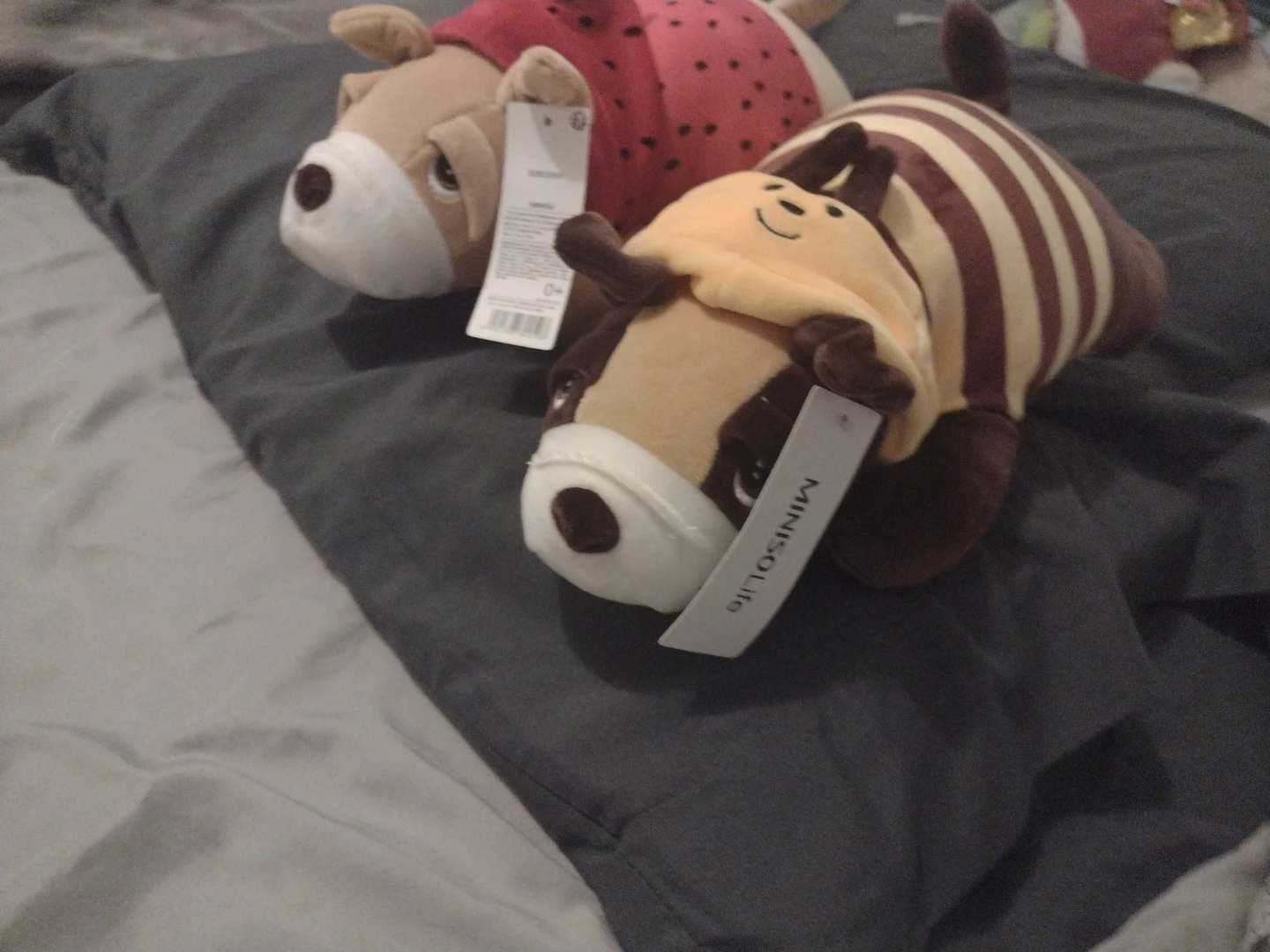 Minisole Plush Dog Toys - Strawberry & Bee Outfits - photo 3