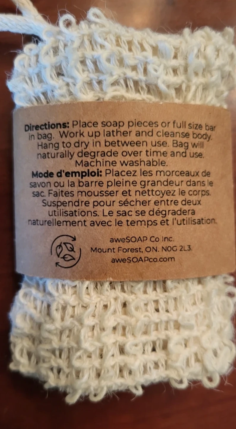 New Awe Soap Exfoliating Soap Saver - Biodegradable Sisal - photo 2