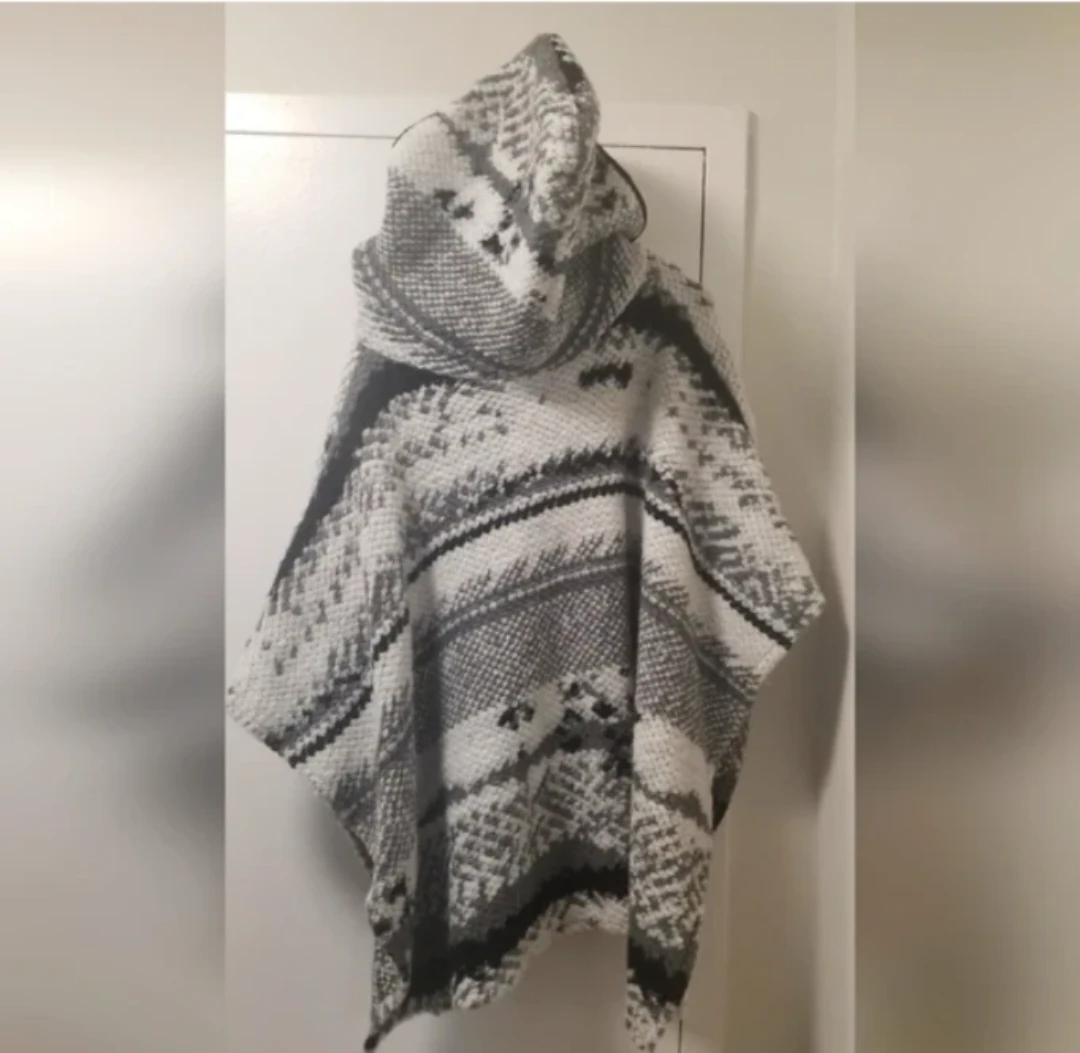 Beautiful Poncho Cape with Hood