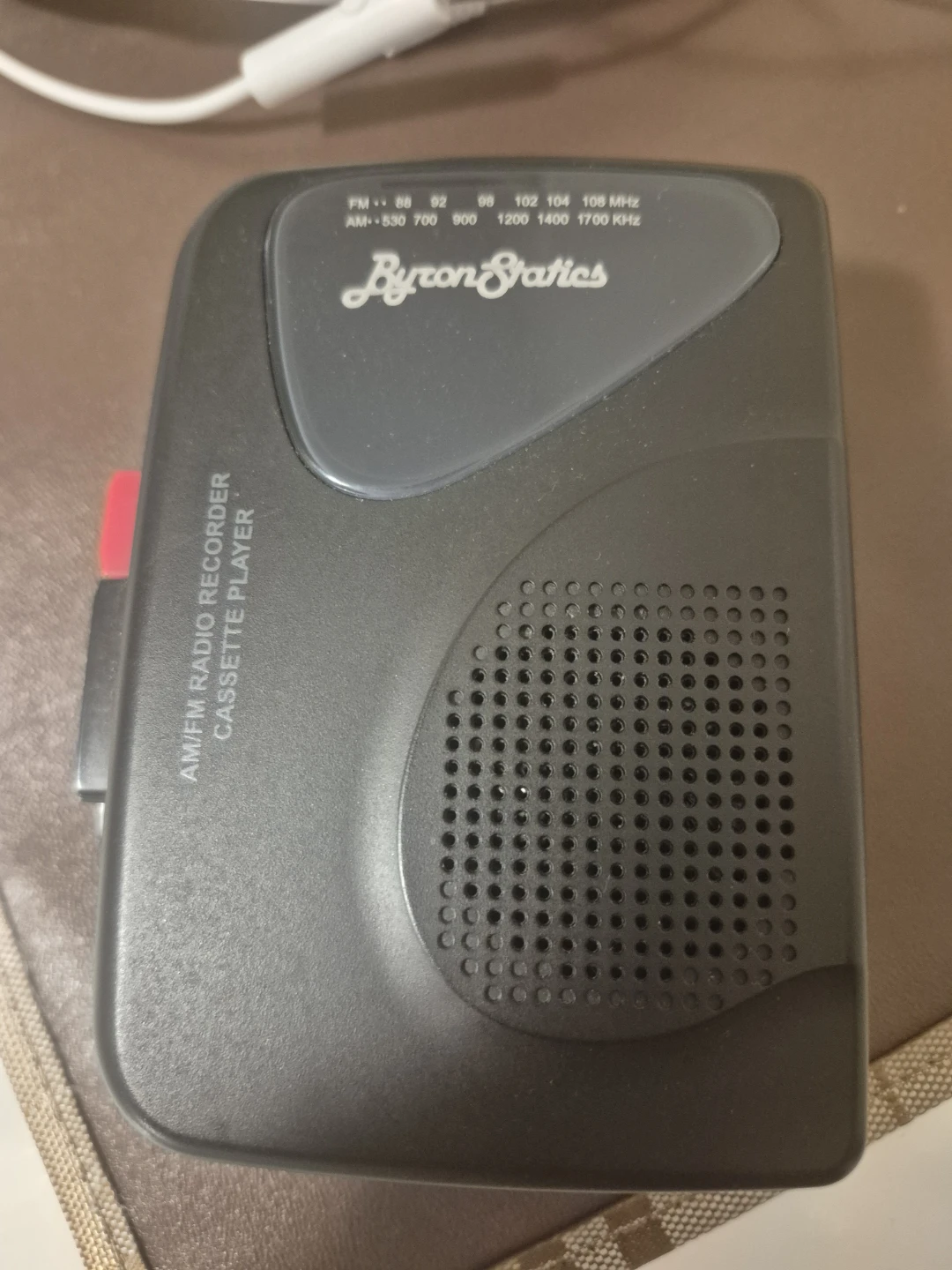 Byron Statics KCS-315 AM/FM Radio Cassette Player Recorder 🥕 - photo 2