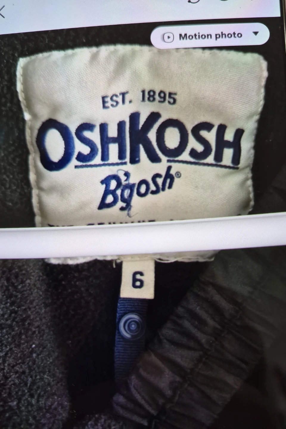 OshKosh B'gosh Ski Snowsuit Jacket and Bib Pants Set - Size 6 - photo 3