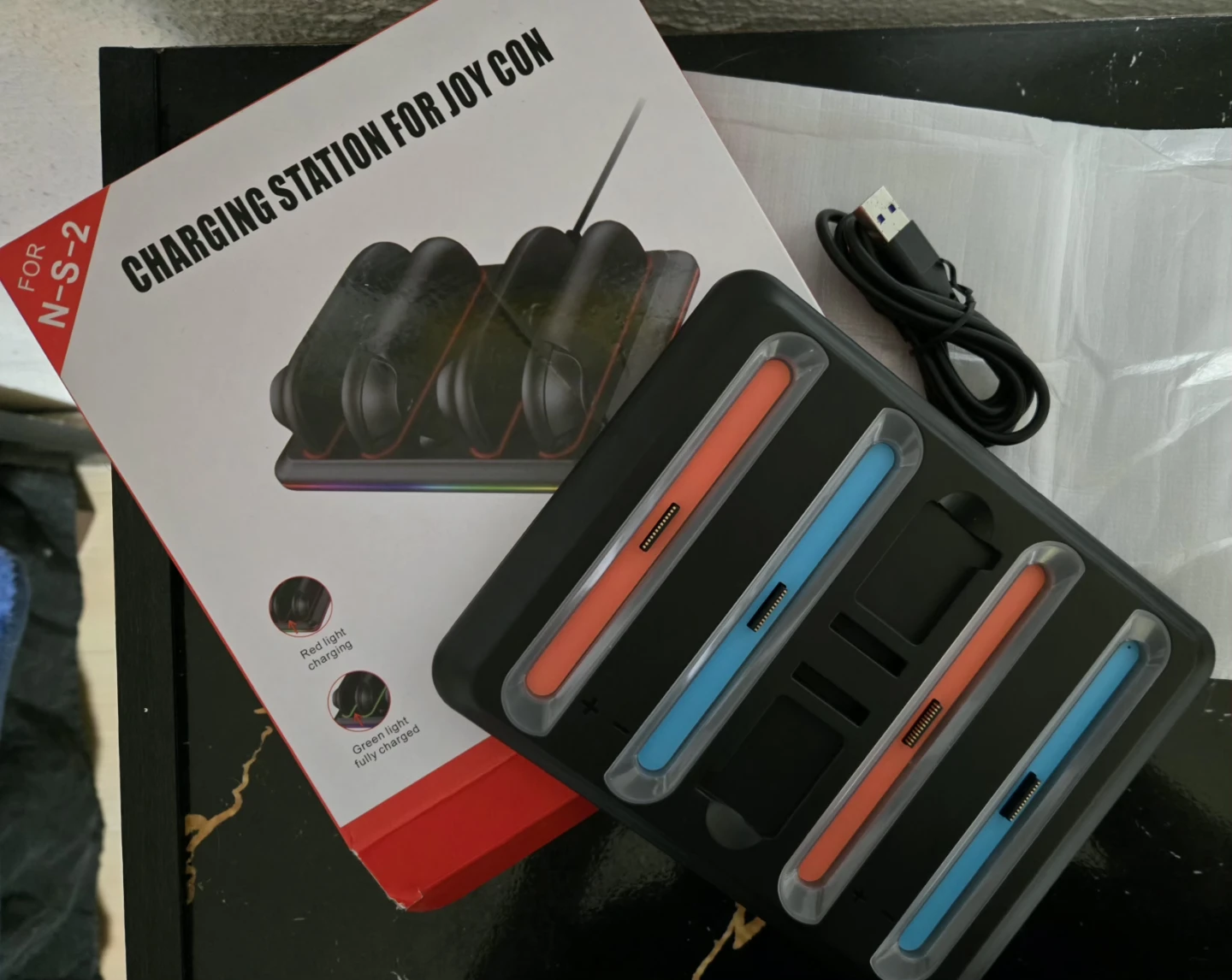 Charging Station for 4 Nintendo Switch Joy