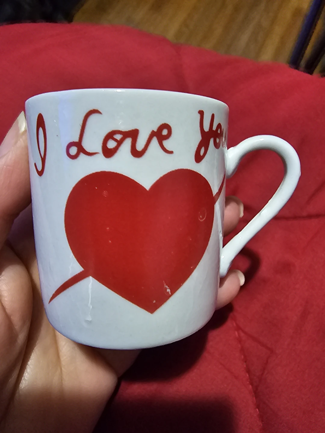 I Love You Heart Mug