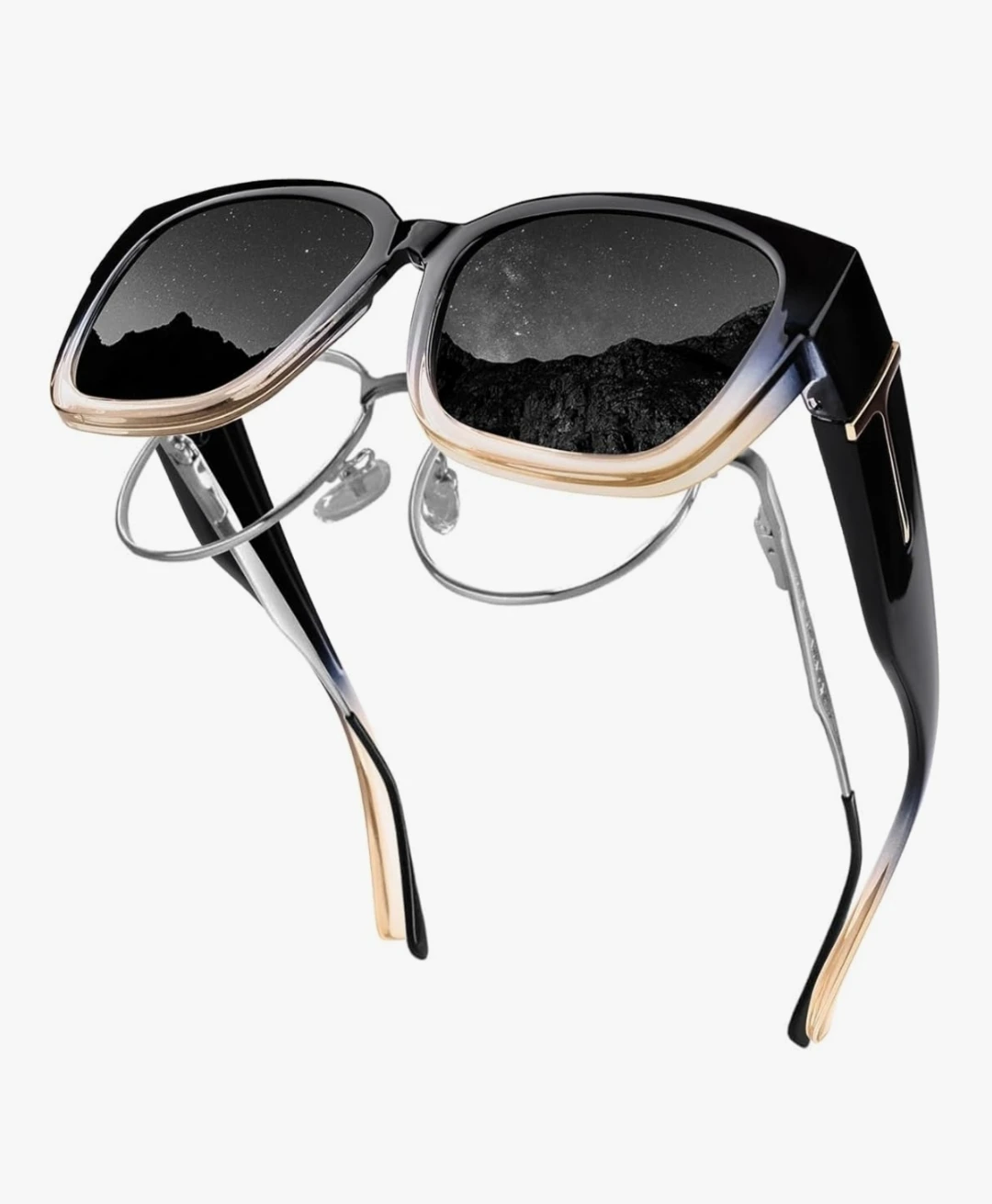 Fit Over Sunglasses for Women Polarized UV400 Oversized