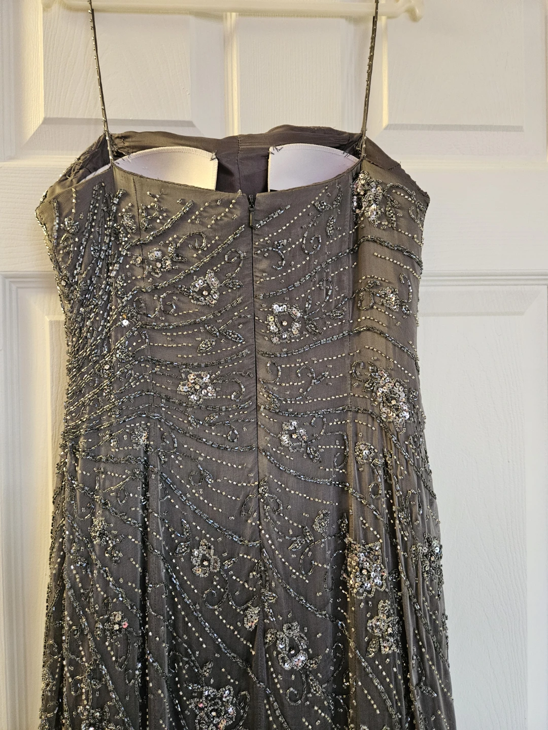 Moon Chéri Evenings Beaded Formal Gown with Scarf - photo 4