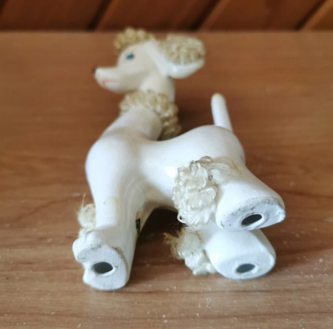 Mid Century Long Neck Poodle Figurine - photo 5