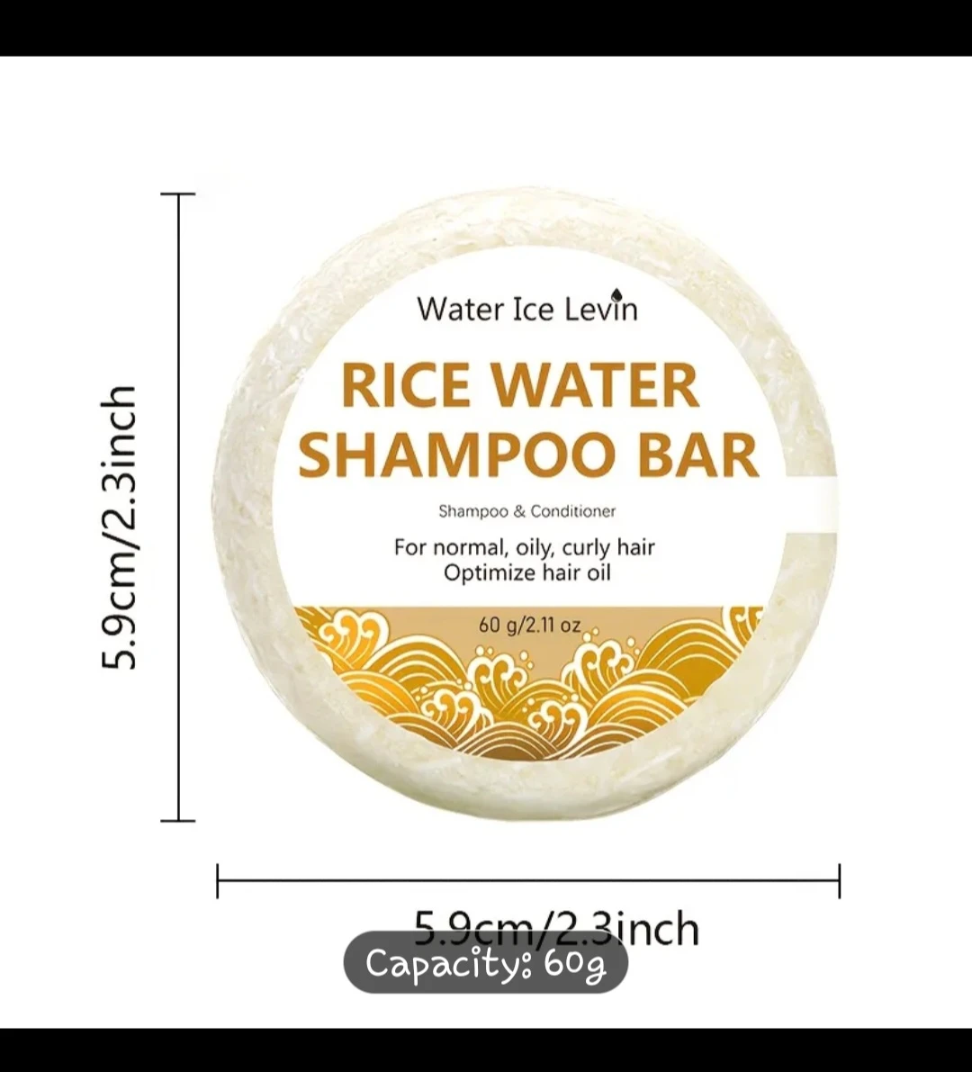 Water Ice Levin Rice Water Shampoo Bar - 60g✨️🧴 - photo 2