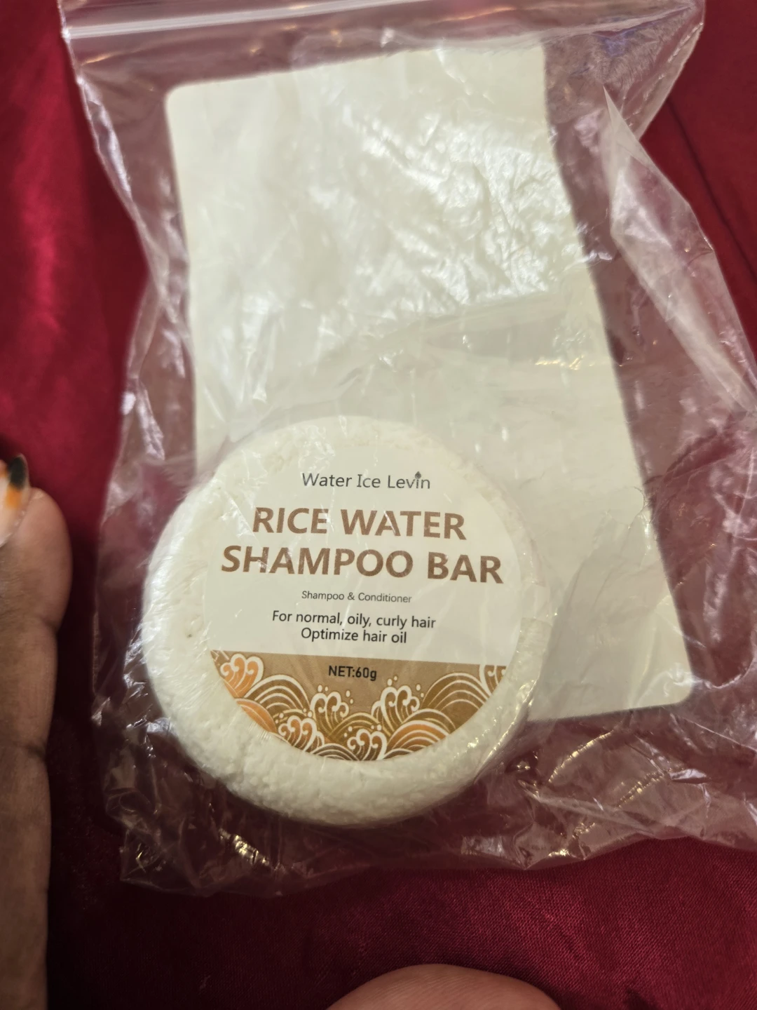 Water Ice Levin Rice Water Shampoo Bar - 60g✨️🧴 - photo 3