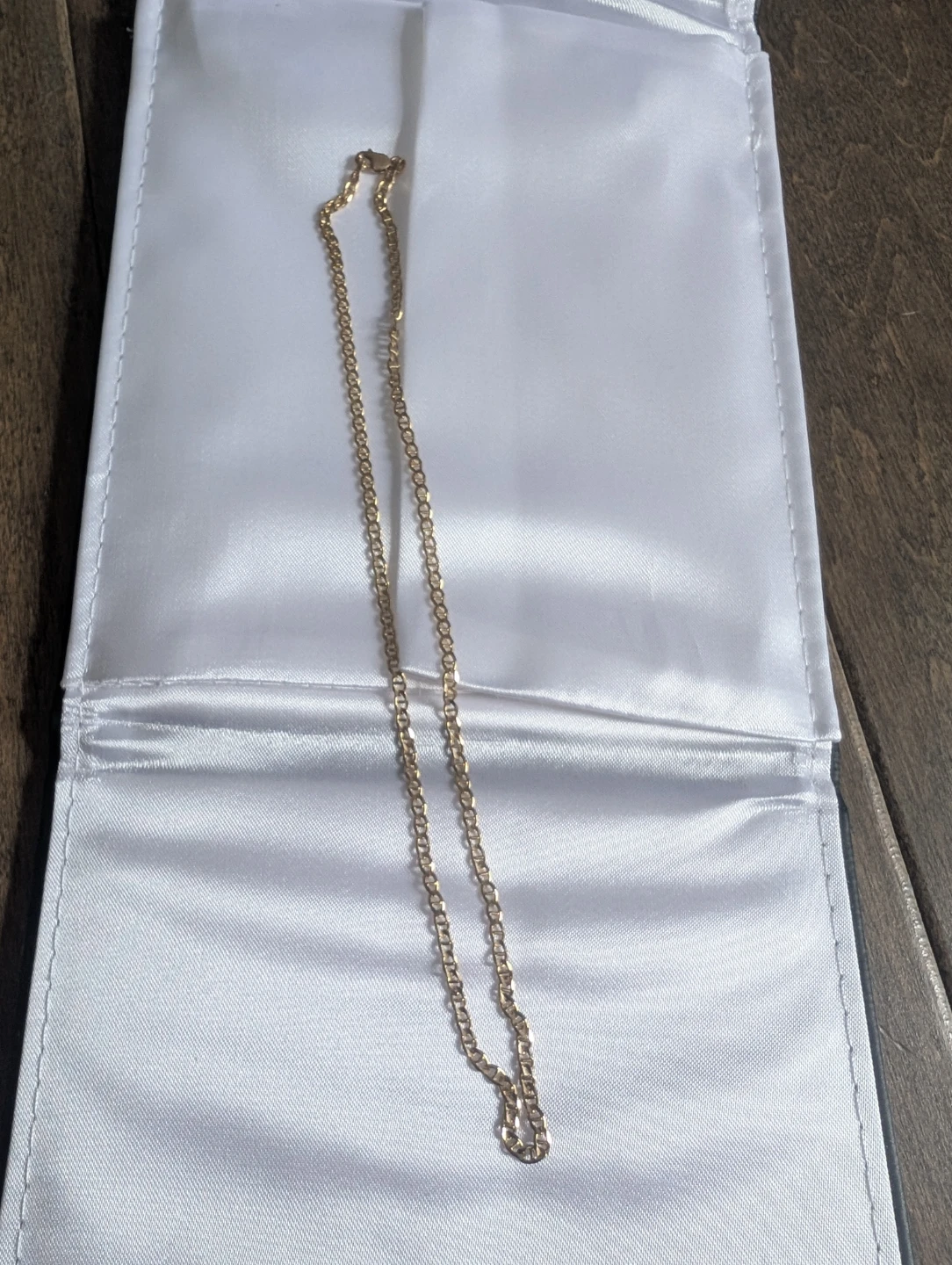 Brand New 10K Yellow Gold 16” Necklace For Sale - photo 2
