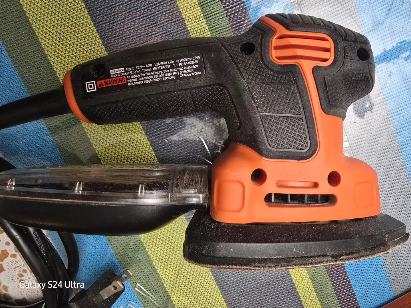 Black & Decker Mouse 10" 1.2A Detail Sander - photo 3
