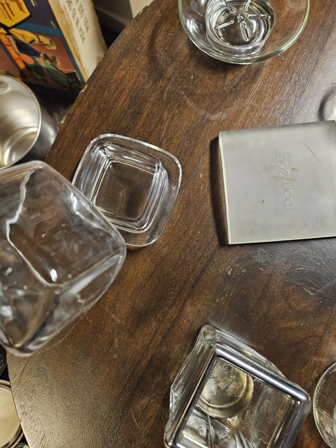 Assorted Clear Glass Small Dishes and Coasters - photo 3