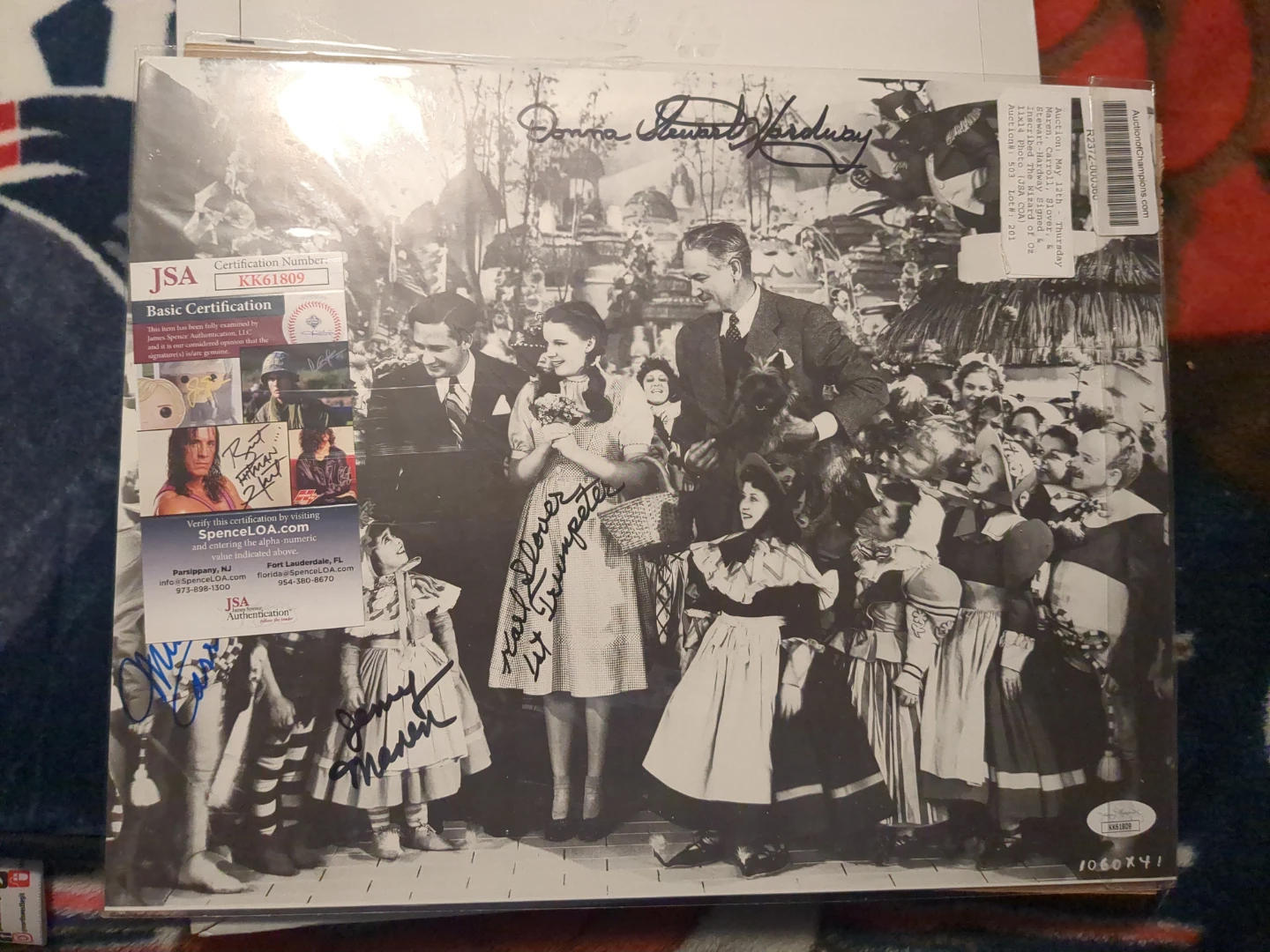 The Wizard of Oz 11x14 Signed Photo (JSA COA)