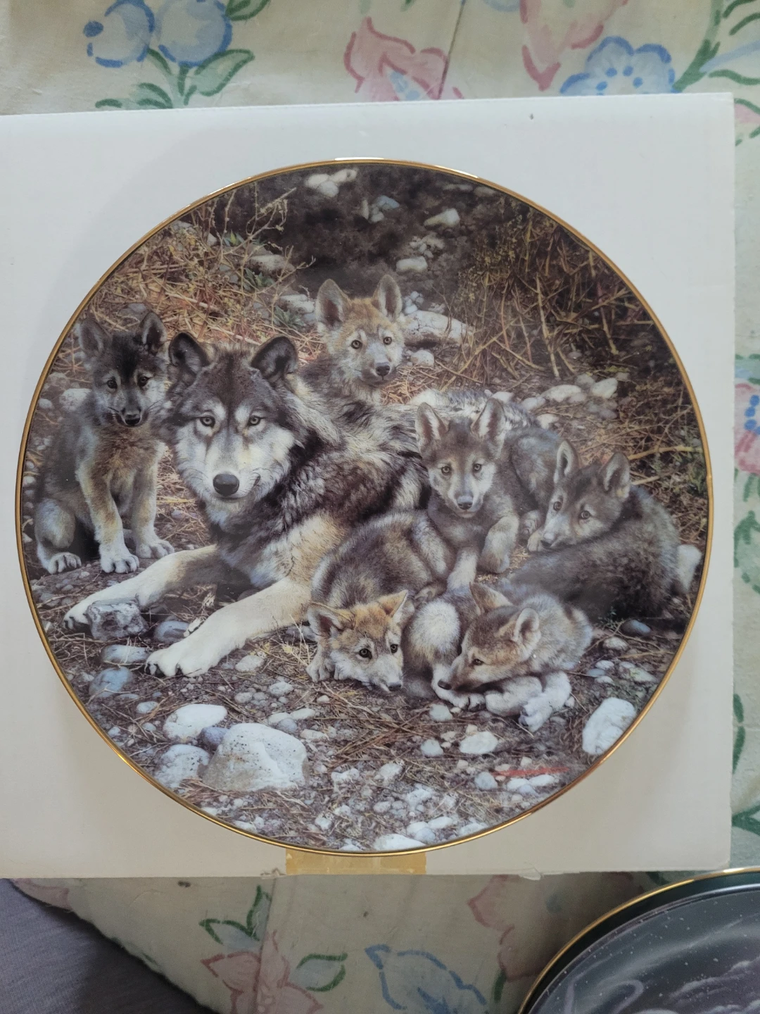 Den Mother by Carl Brenders Decorative Plate