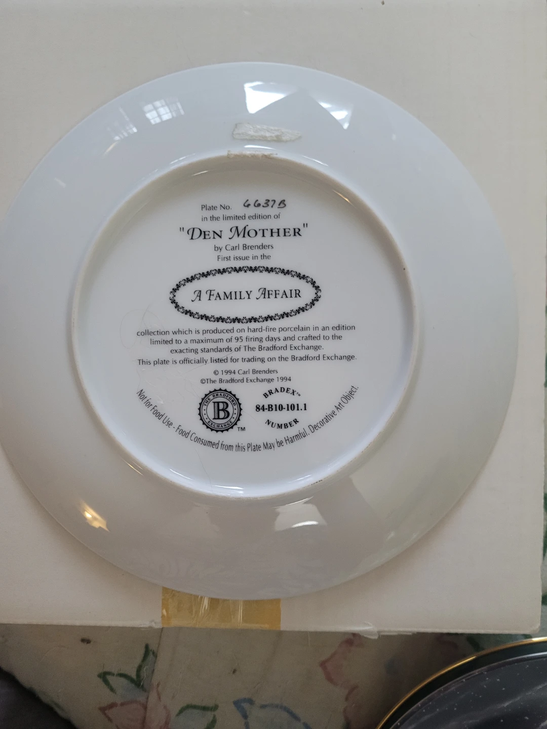 Den Mother by Carl Brenders Decorative Plate - photo 2