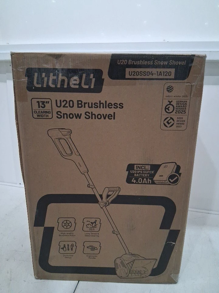 Litheli☃️ Cordless Snow Shovel, 20V 13'' Electric Snow Blower💯 - photo 2