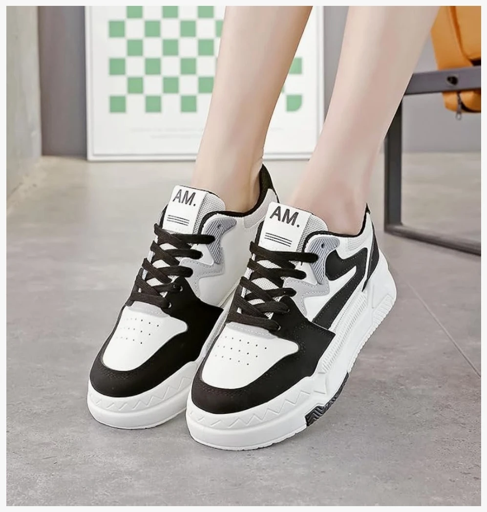 Women’s Sneakers Black and White 🧡 - photo 2
