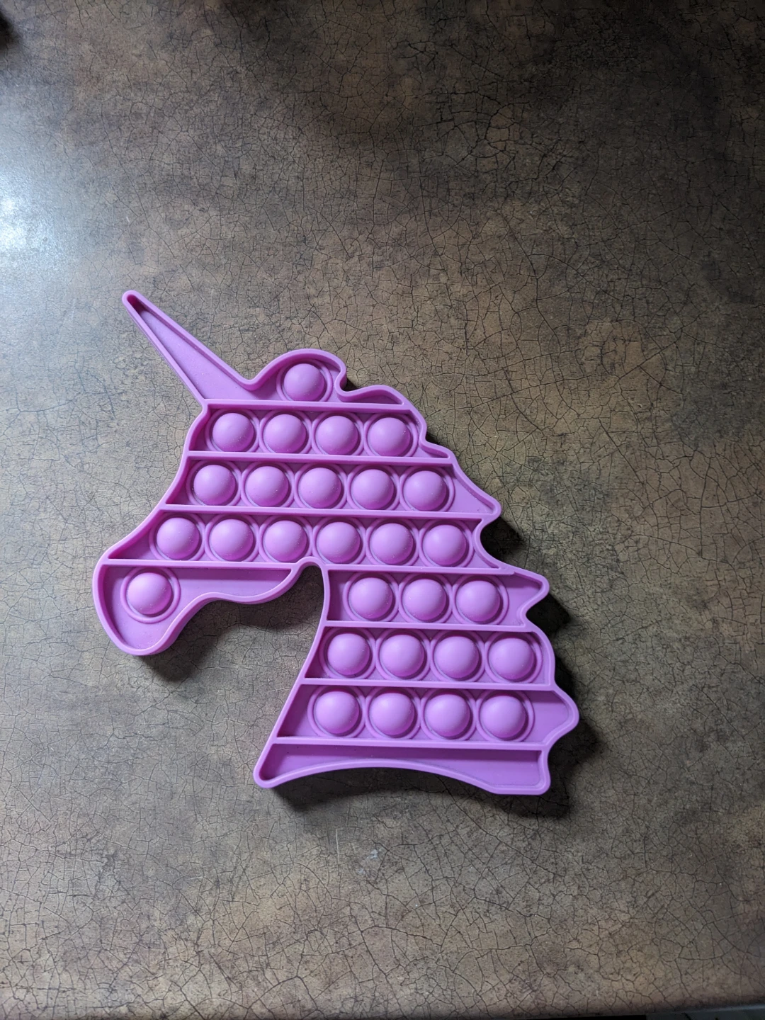 Unicorn Shaped Bubble Pop Toy