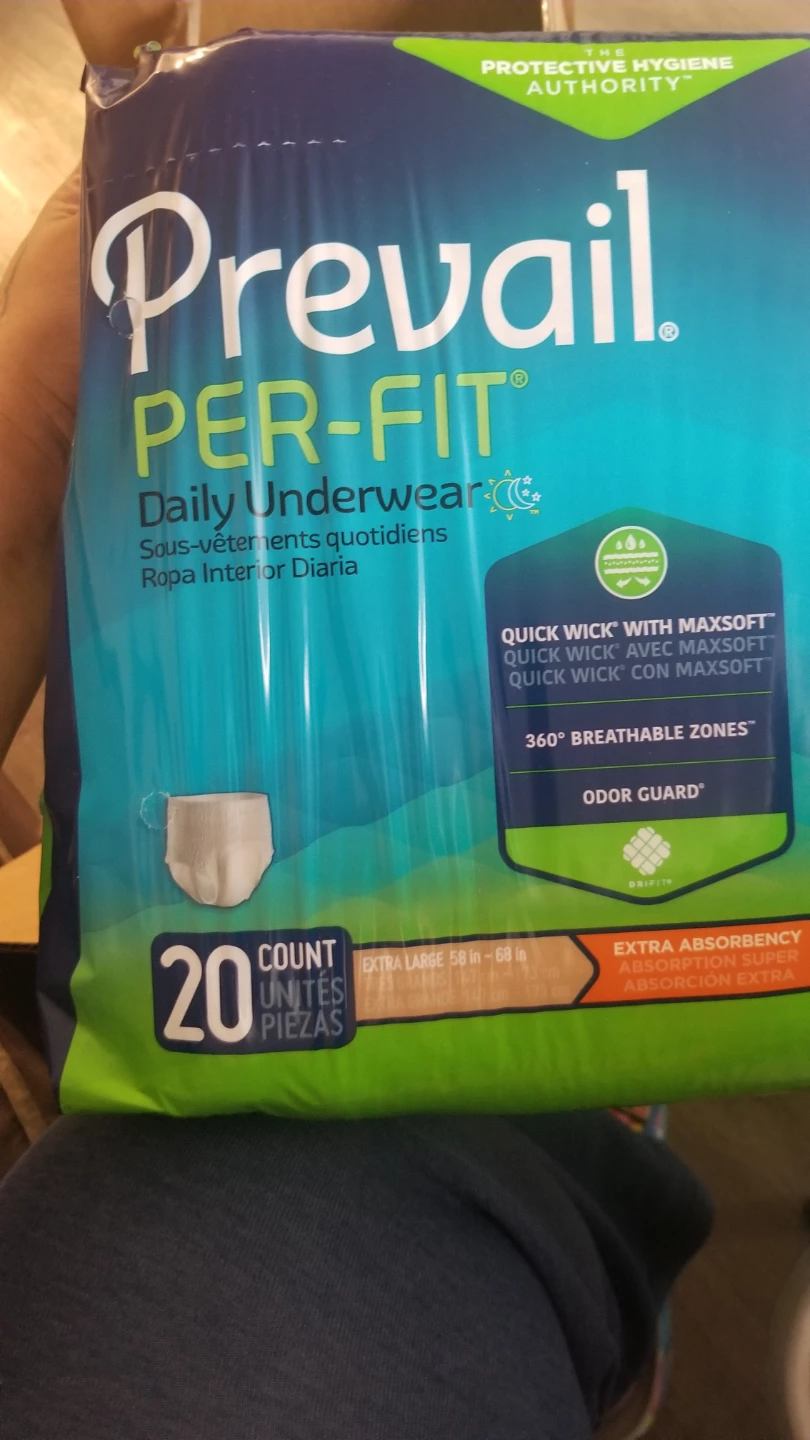 Prevail Per-Fit Daily Underwear - Extra Large