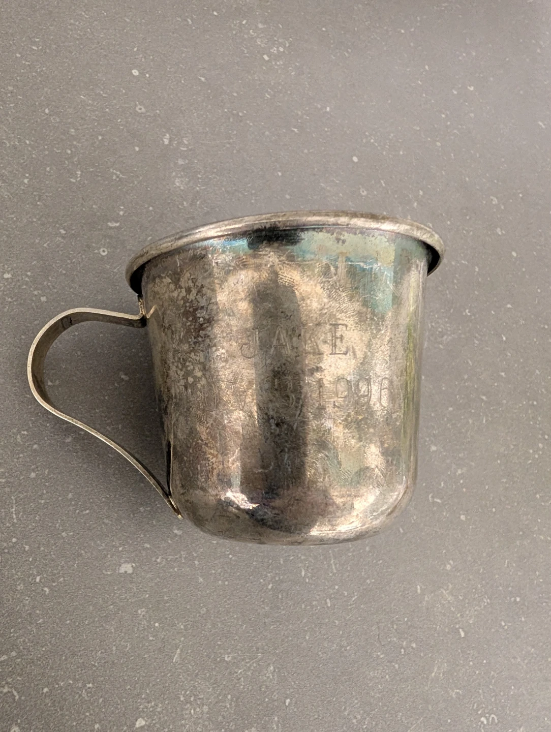 Silver Plated Baby Cup with Teddy Bear - photo 3