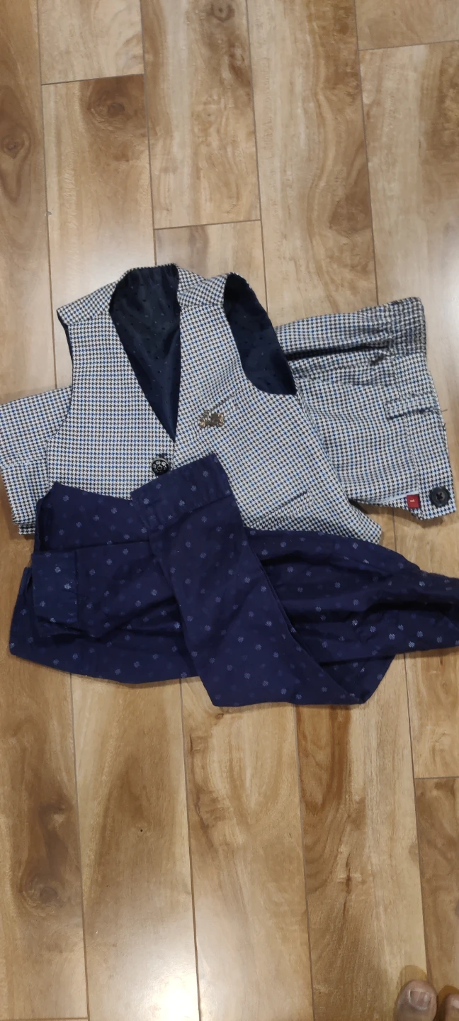 Boys Dress Vest, Shirt, and Pants Set - photo 2