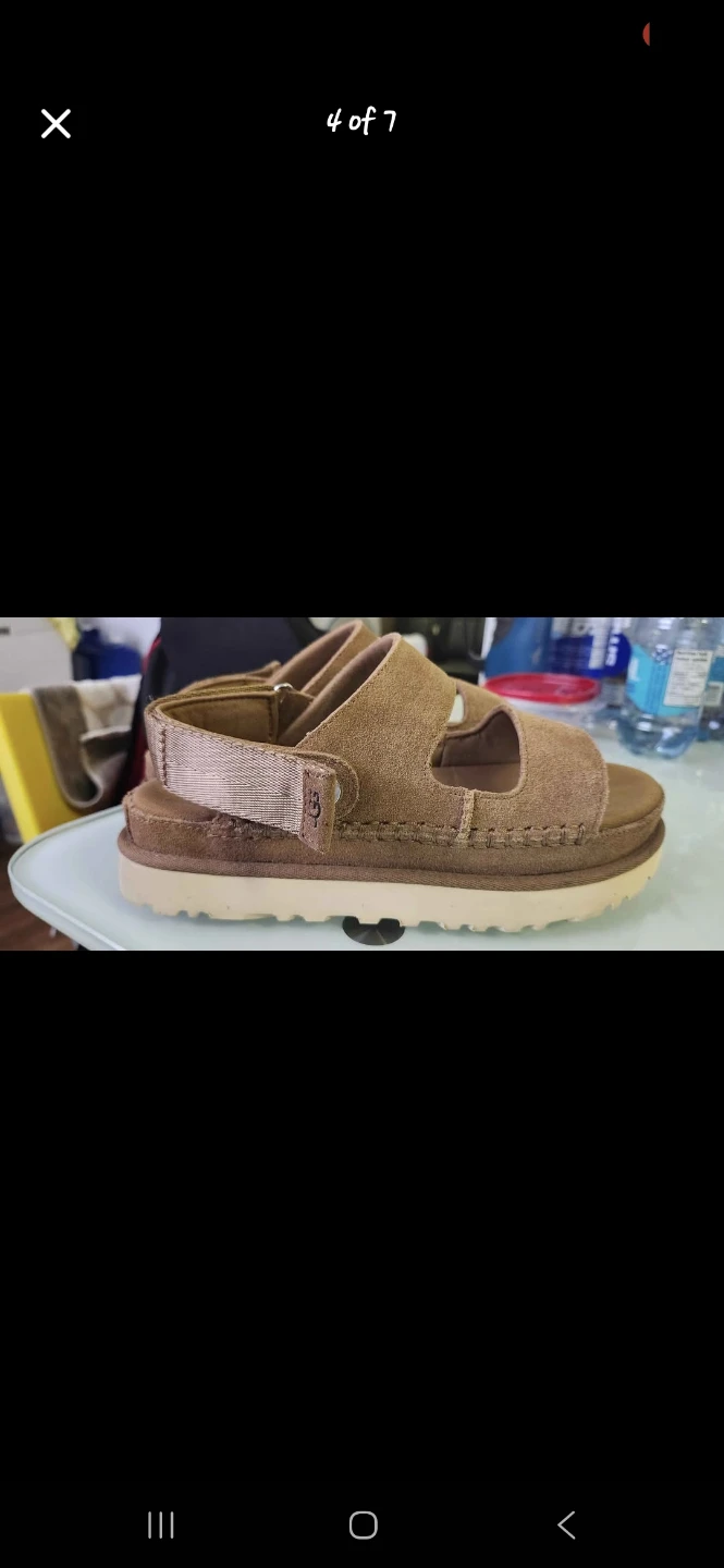 UGG Fluff Yeah Slide Sandals Size 8-8.5