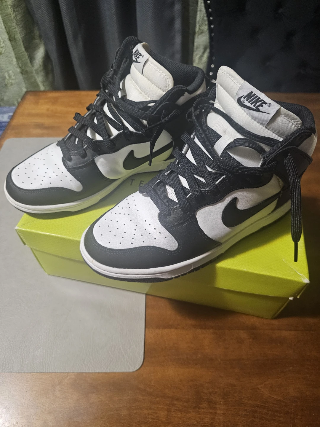 Nike High-Top Sneakers - Black and White - photo 4