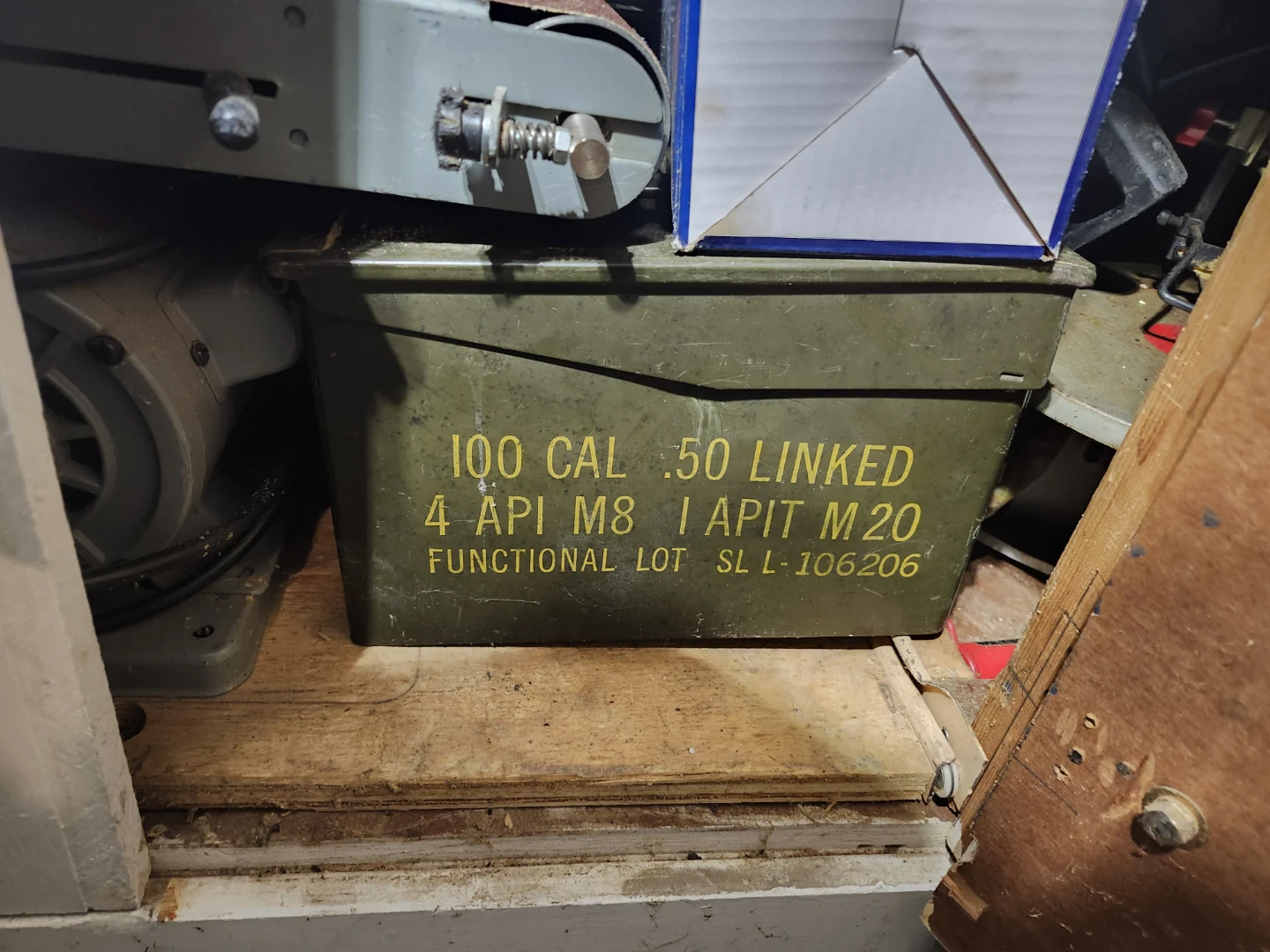 100 Cal .50 Linked Ammunition Can