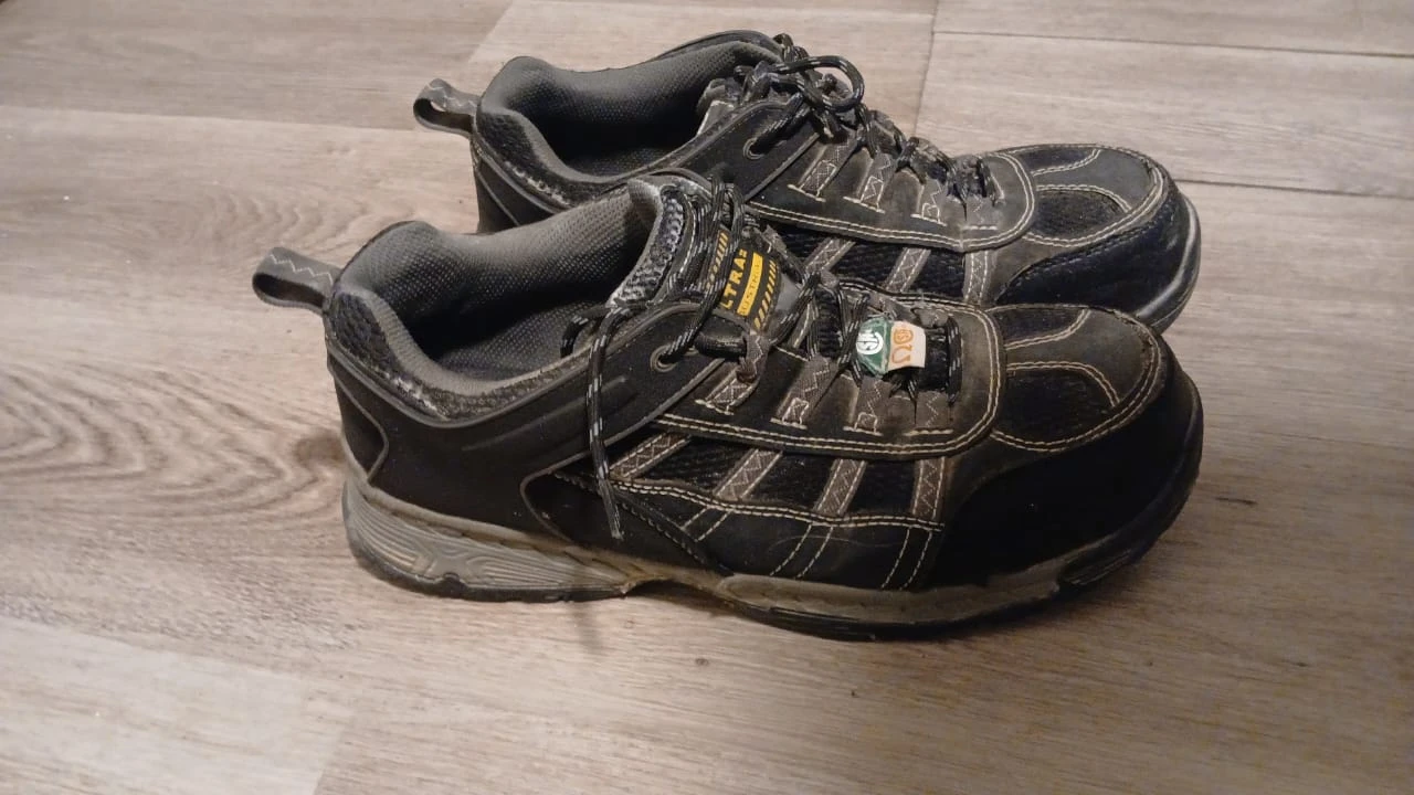 Work Shoes - Black/Grey - Men's Size 11
