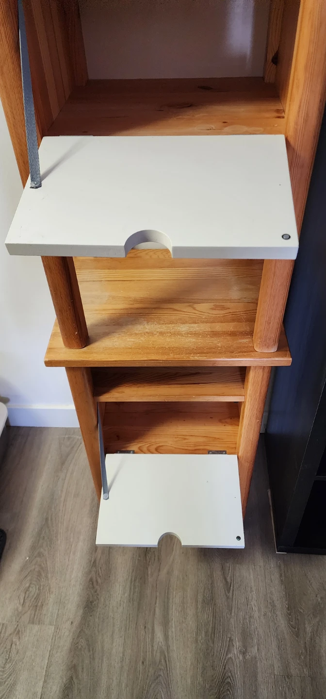 Wooden Side Table with Drawer - photo 4