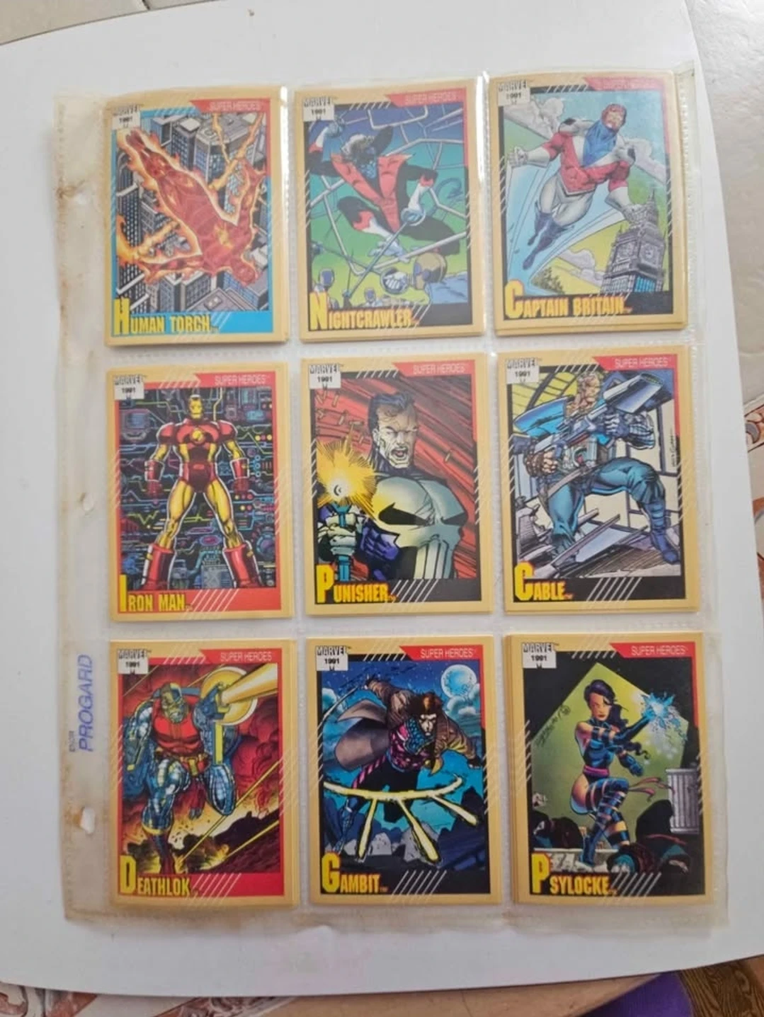 1991 Marvel Super Heroes Trading Cards - Full Set - photo 2