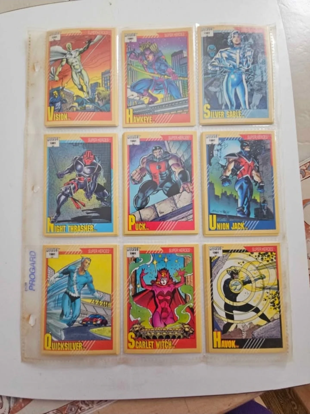 1991 Marvel Super Heroes Trading Cards - Full Set - photo 3