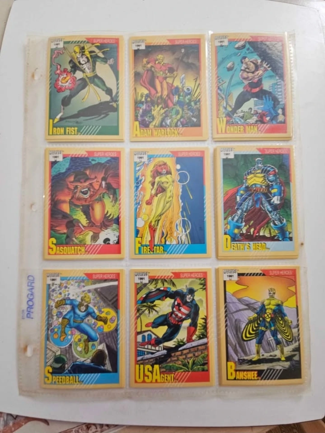 1991 Marvel Super Heroes Trading Cards - Full Set - photo 4
