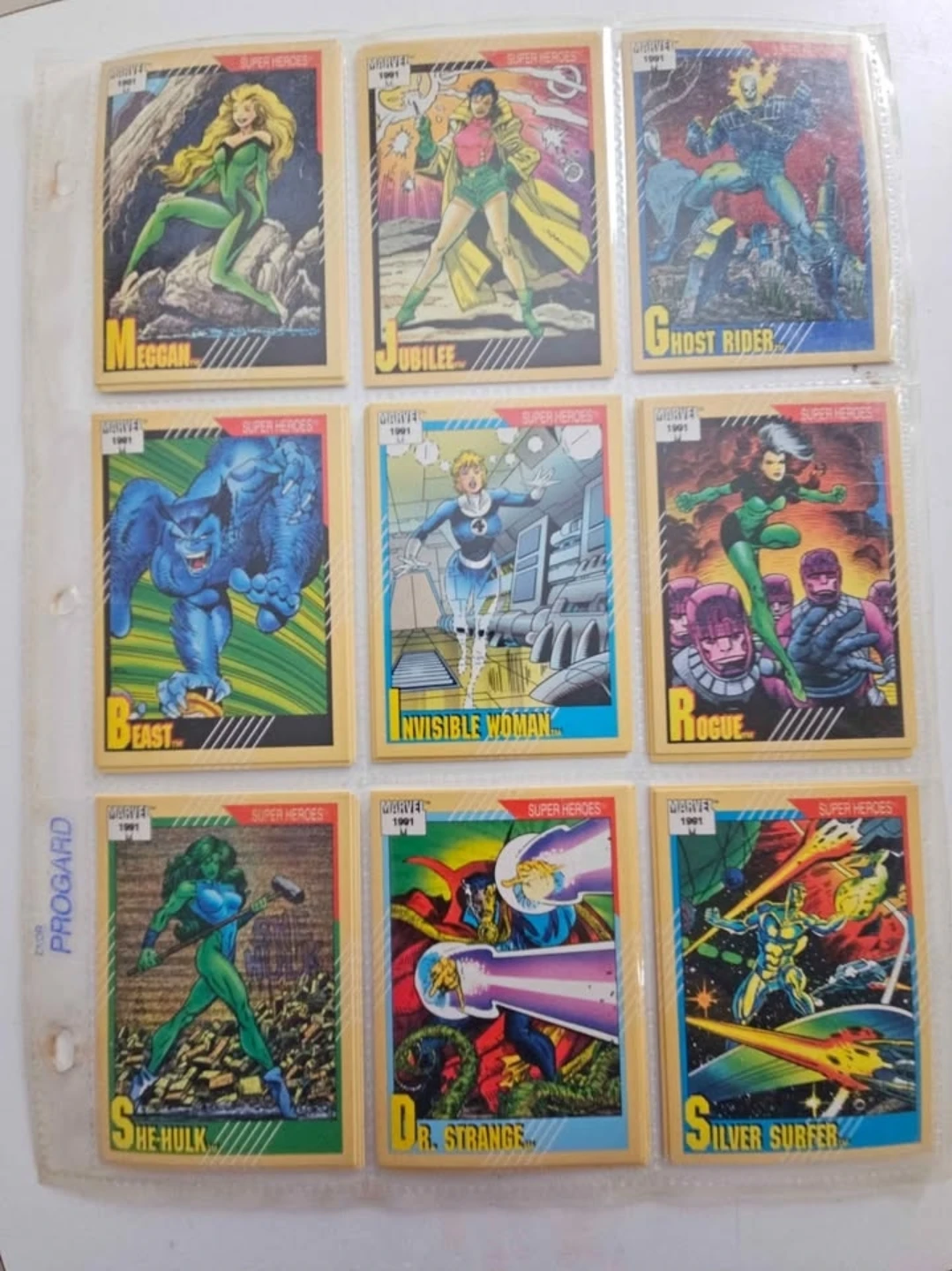 1991 Marvel Super Heroes Trading Cards - Full Set - photo 5