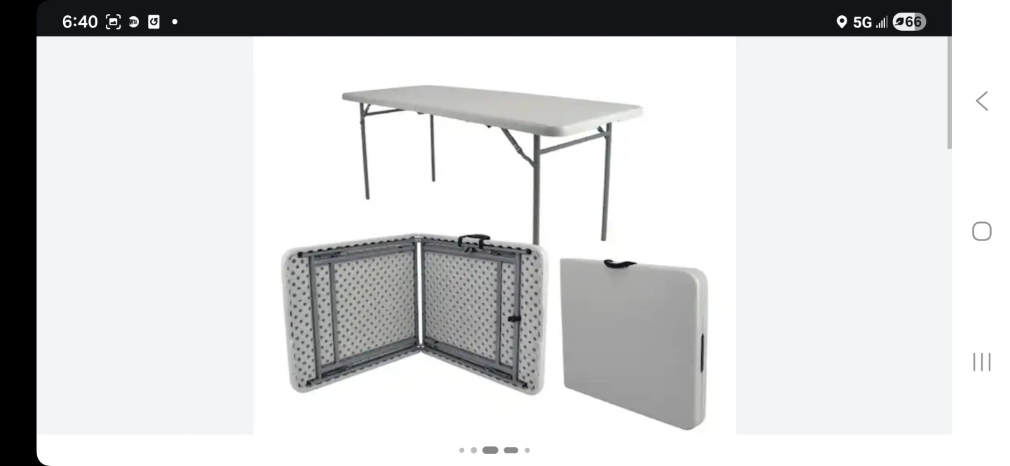 Folding Utility Table - photo 2