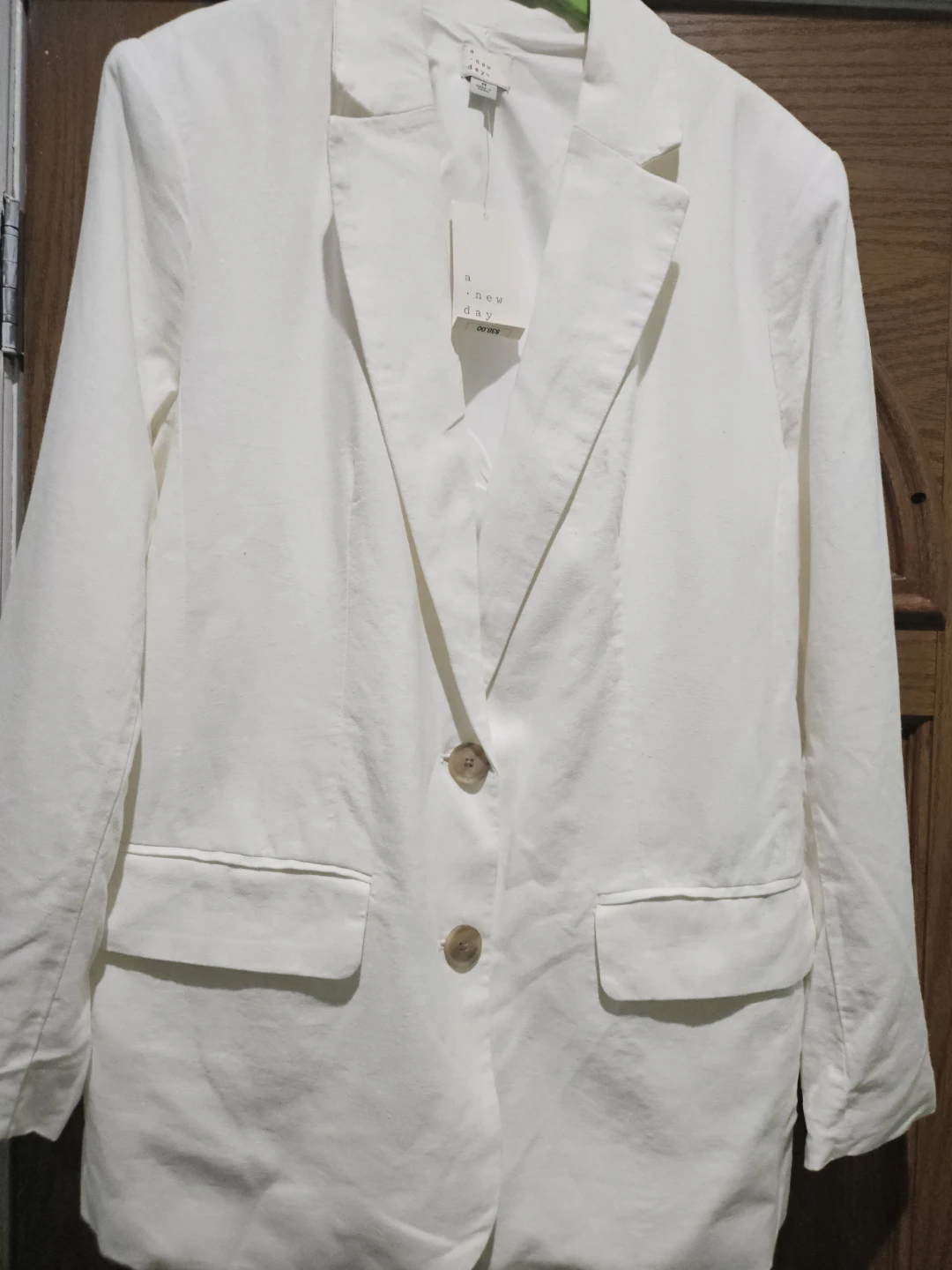 A New Day Women's White Blazer Size M