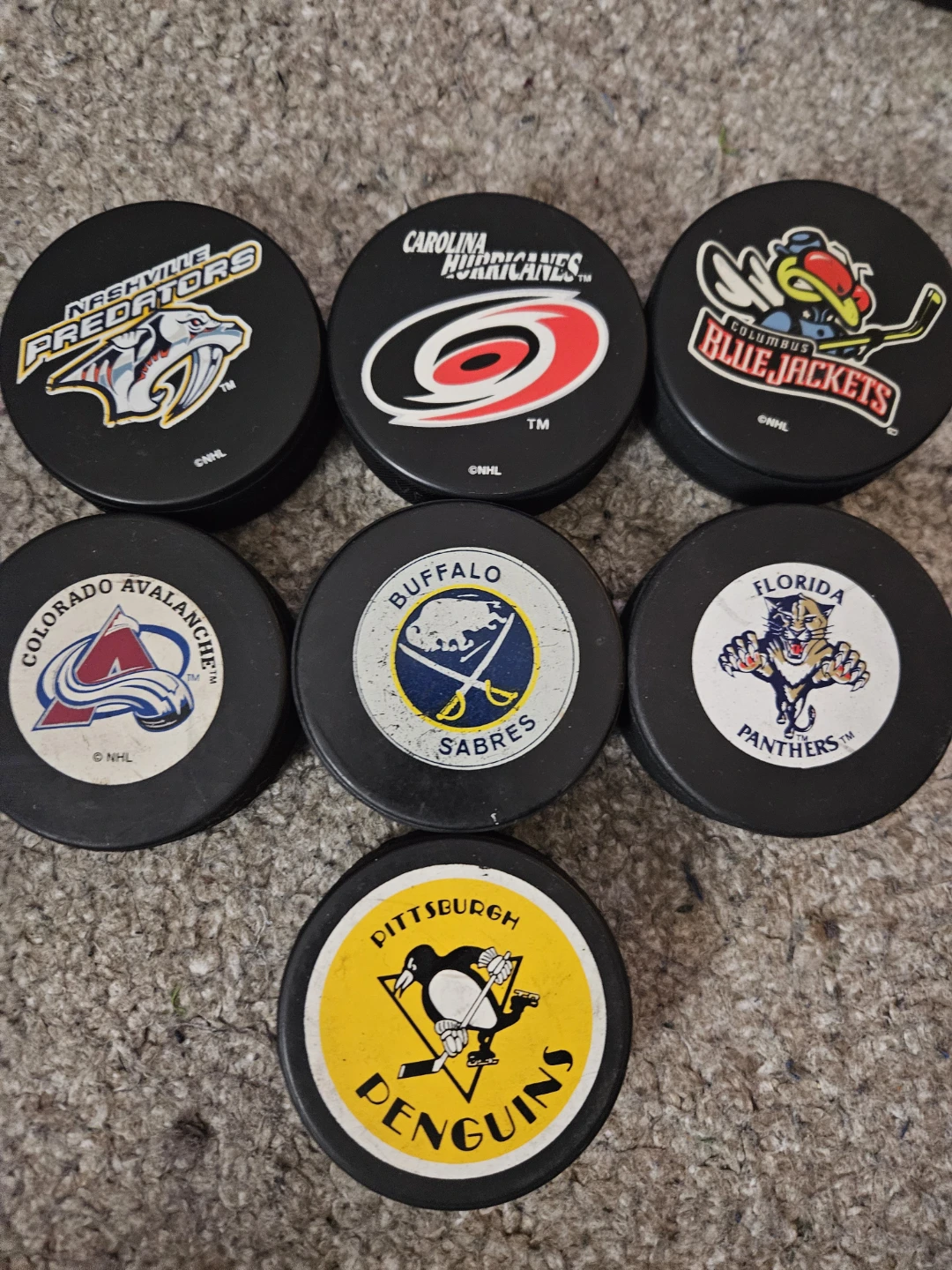 NHL Hockey Pucks