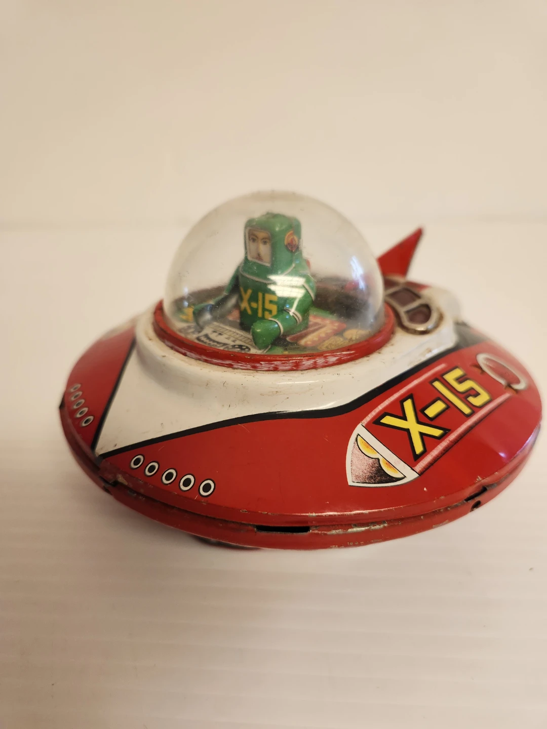 Vintage X-15 Tin Litho UFO Toy
