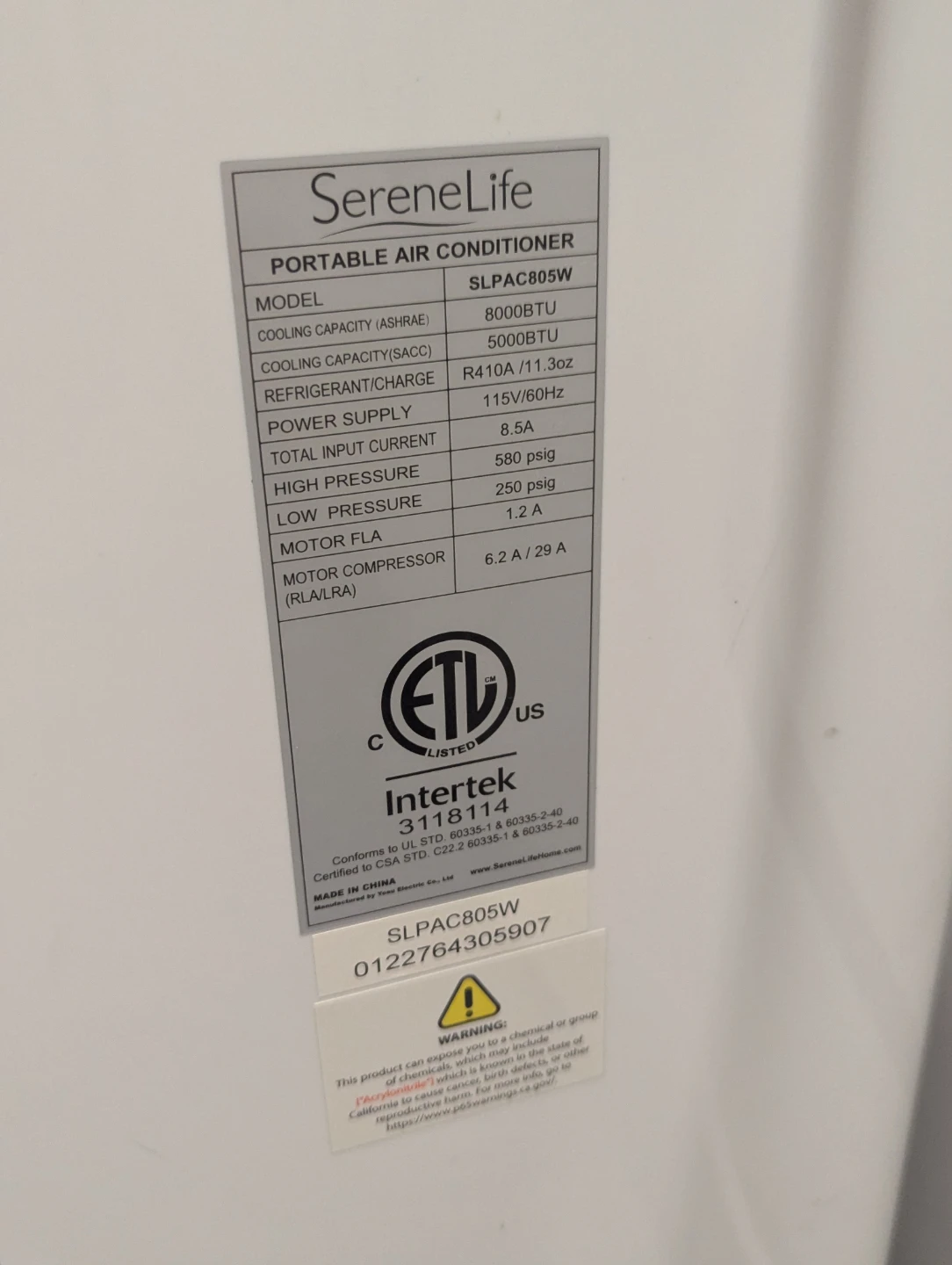 A/C window unit - photo 2