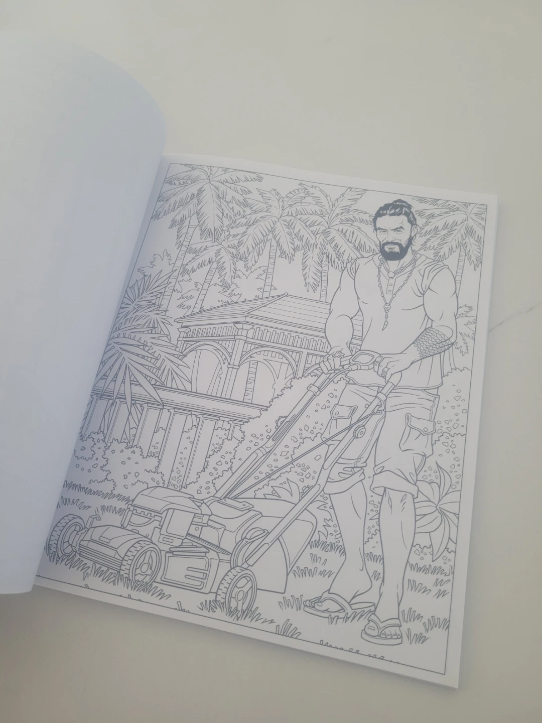 Jason Momoa Crush + Color Coloring Book - photo 3