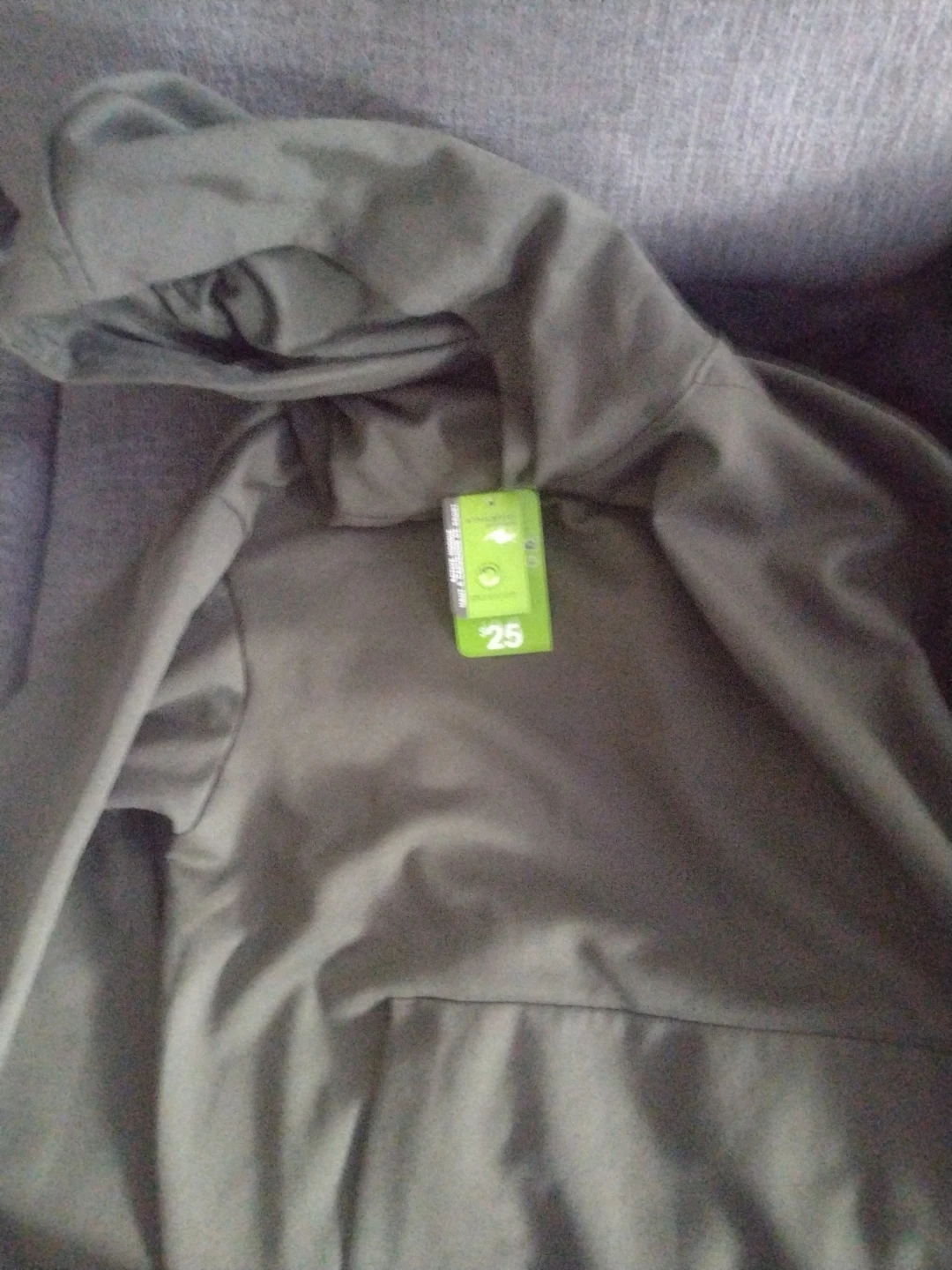 Green Hooded Sweatshirt