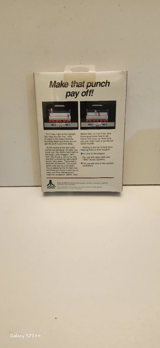 Atari 2600 RealSports Boxing Video Game - photo 2