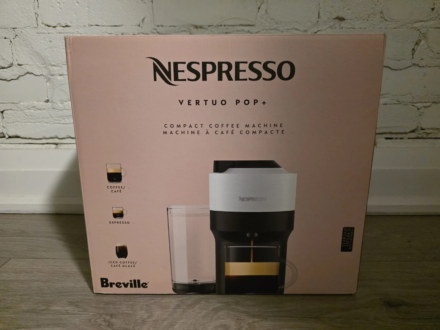 Nespresso Vertuo Pop+ Compact Coffee Machine