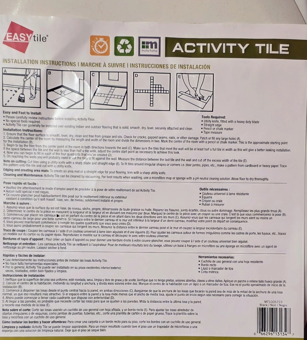 EASYTILE INTERLOCKING EXERCISE MATS - photo 2