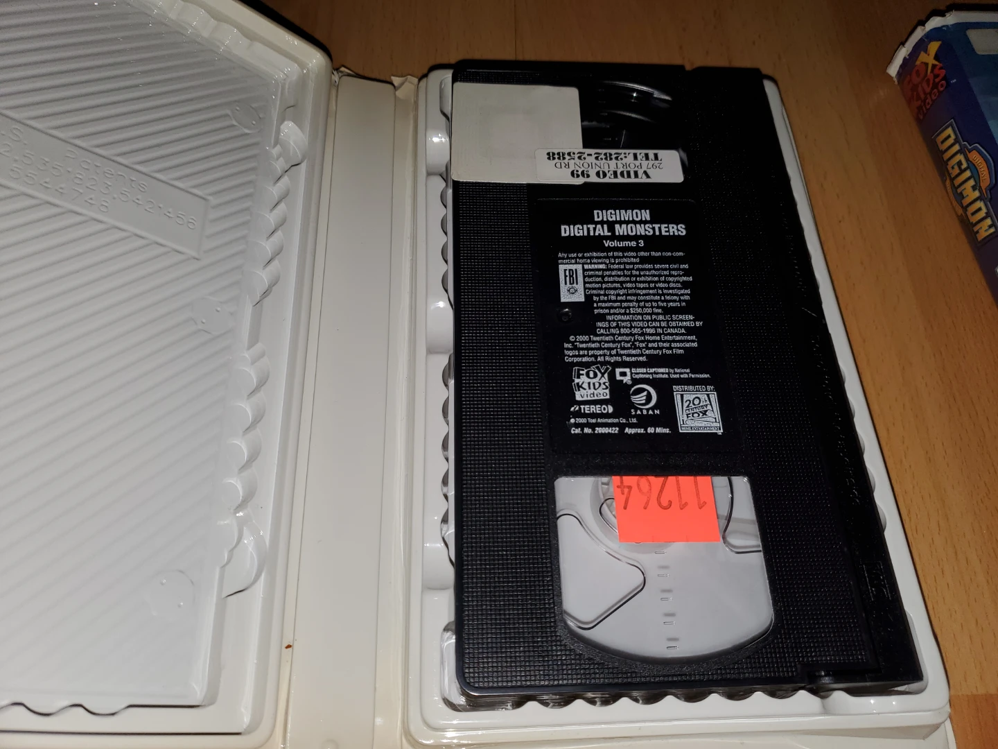 $10 each (Ex-Rental) Digimon Digital Monsters VHS Tapes - photo 2