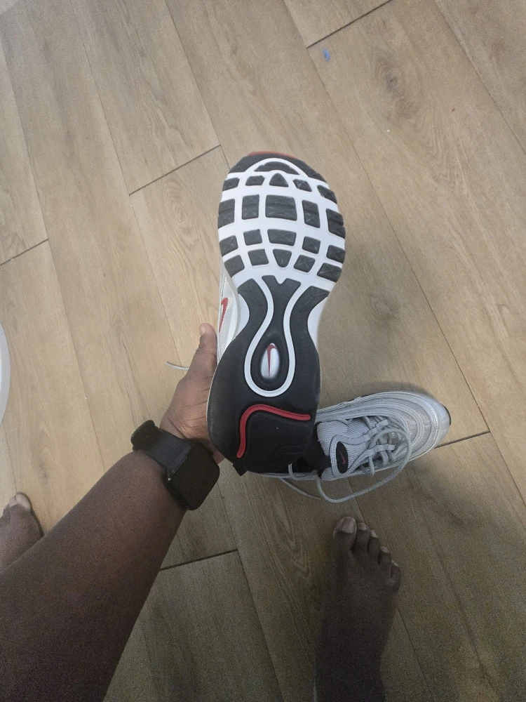 Nike Air Max 97 Silver Running Shoes - photo 4