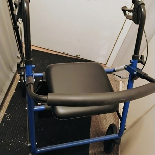 Living Basics Blue Rollator Walker