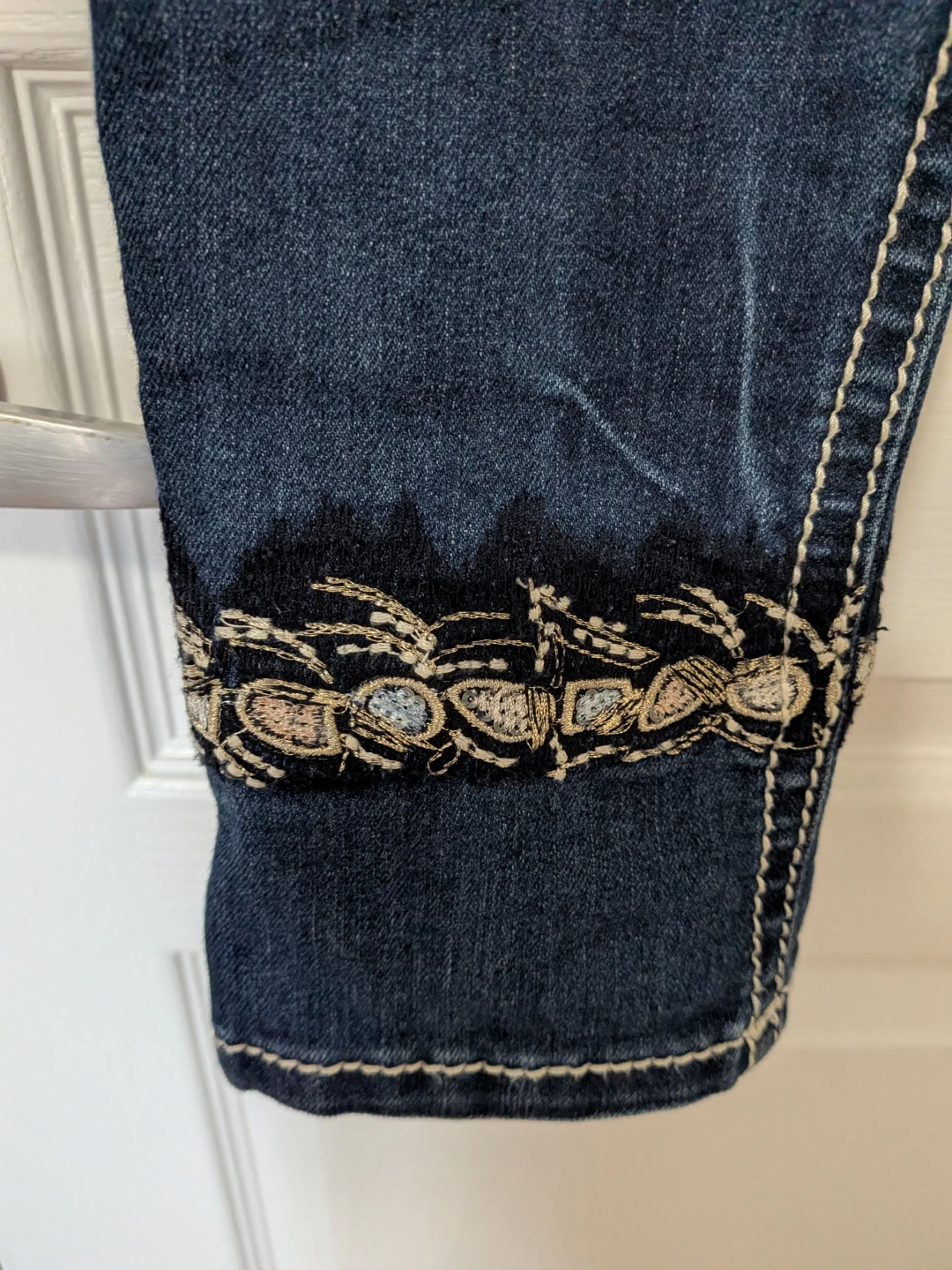 Miss Me Embellished Blue Denim Jeans Size 29 - photo 5