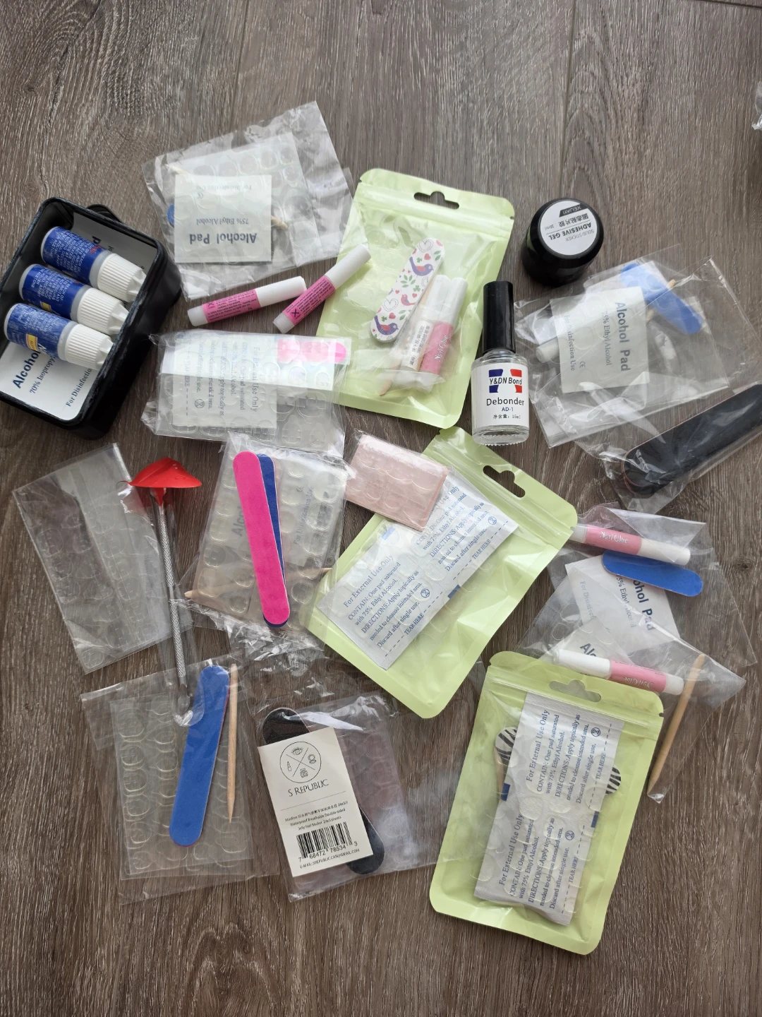XS sized press on nails and application kit - photo 2